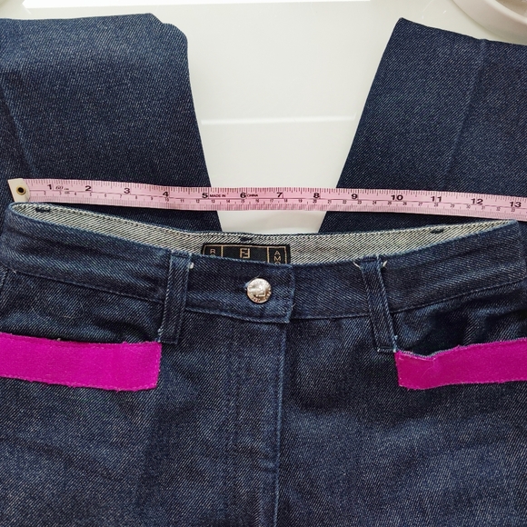 FENDI Mid rise Wide leg Jeans - Picture 6 of 8